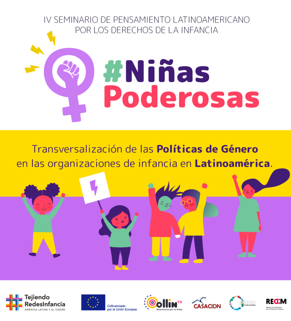 Niñas y adolescentes alzaran sus voces para exigir seguridad y la garantía de sus derechos durante el Seminario Lationamericano #NiñasPoderosas